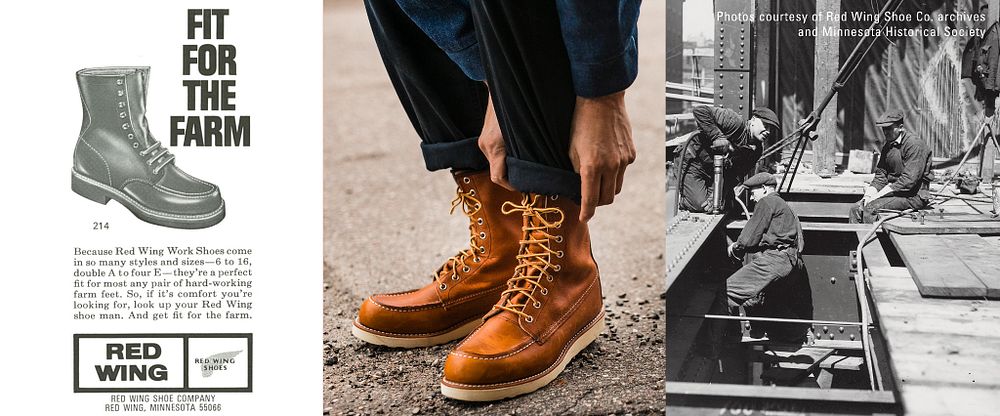 red wing 8 inch moc