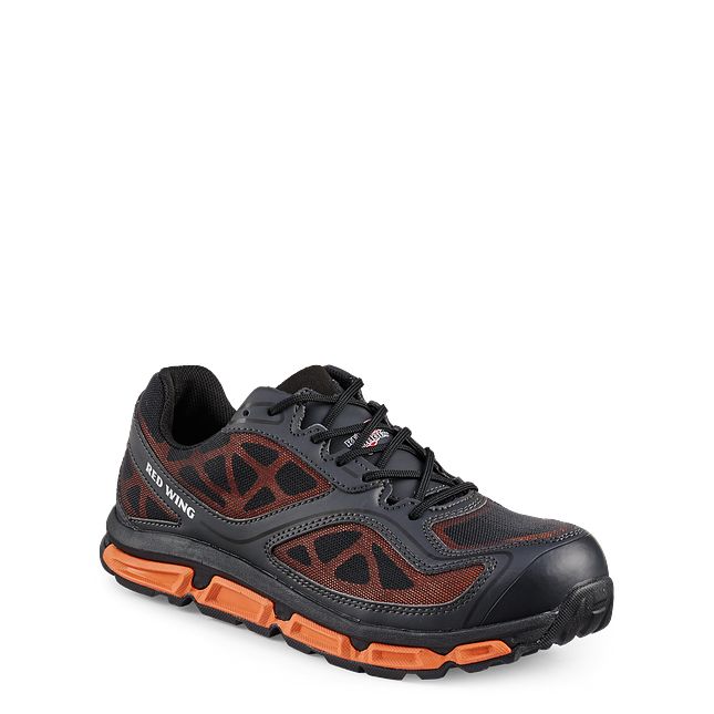 Men's Safety Toe Athletic Work Shoe Black 6338 | RedWing