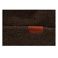 Navigate to CAP, BROWN HEATHER WOOL KNIT product image