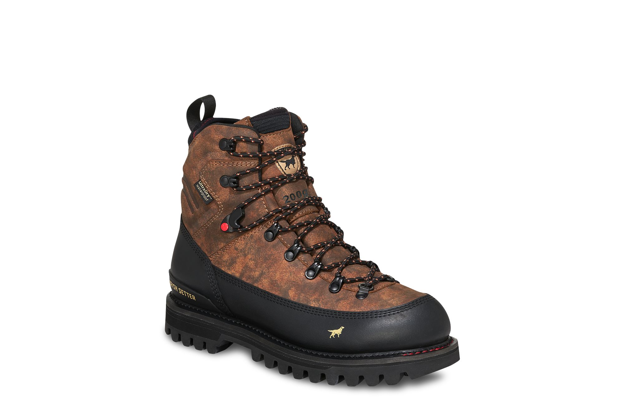 Elk Tracker XD image number 1 Field Camo Men's 8-inch Waterproof Leather and Insulated Boot