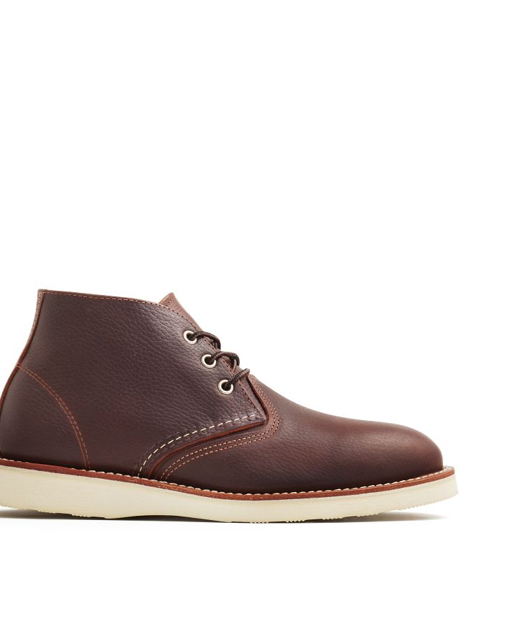 USA製 RED WING 3141 チャッカブーツ ブラウン 28cm Men's Work Chukka in Dark Brown Leather 3141
