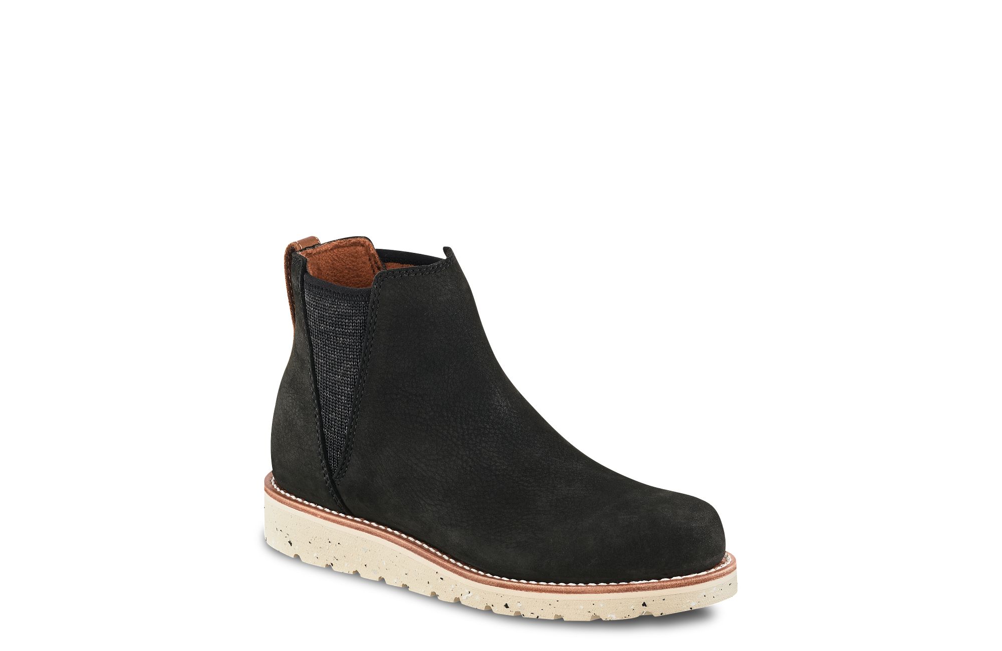 Setter Fifty image number 1 Black Women's 6-inch Pull-On Leather Boot