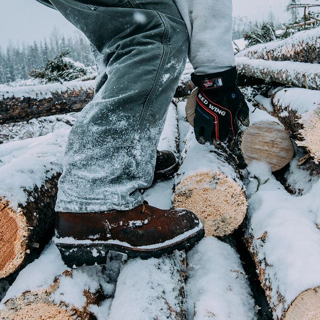 Red wing work deals line boots