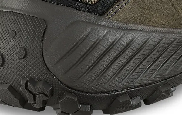 Close up of a shoe outsole