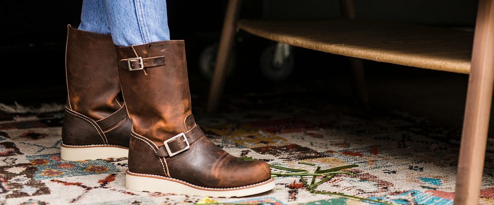 red wing engineer boots motorcycle boot
