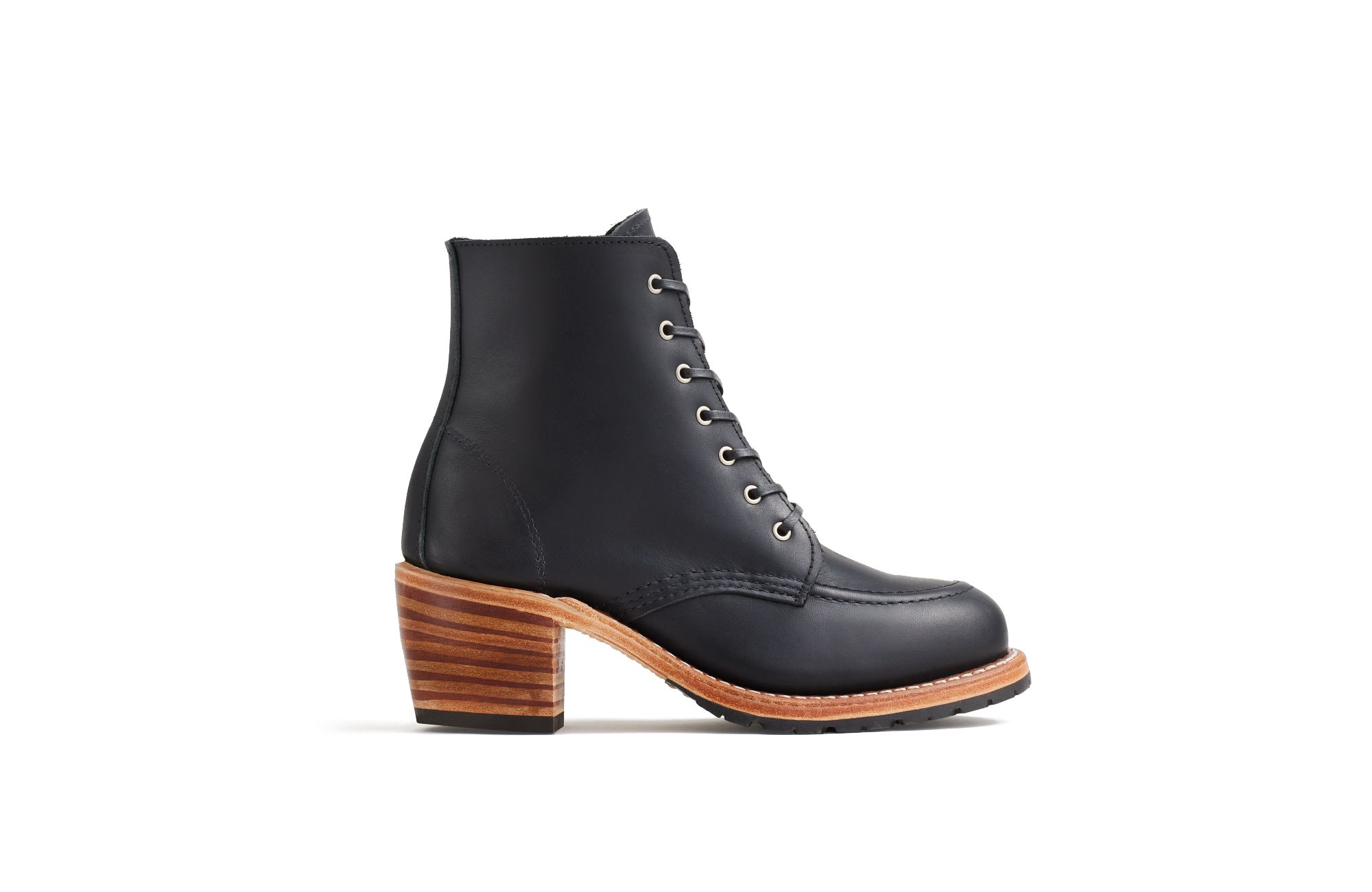 Womens black cheap red wing boots