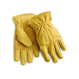 小物 REDWING 95237 Leather Gloves Men's Lined Glove in Yellow Buckskin Leather 95237
