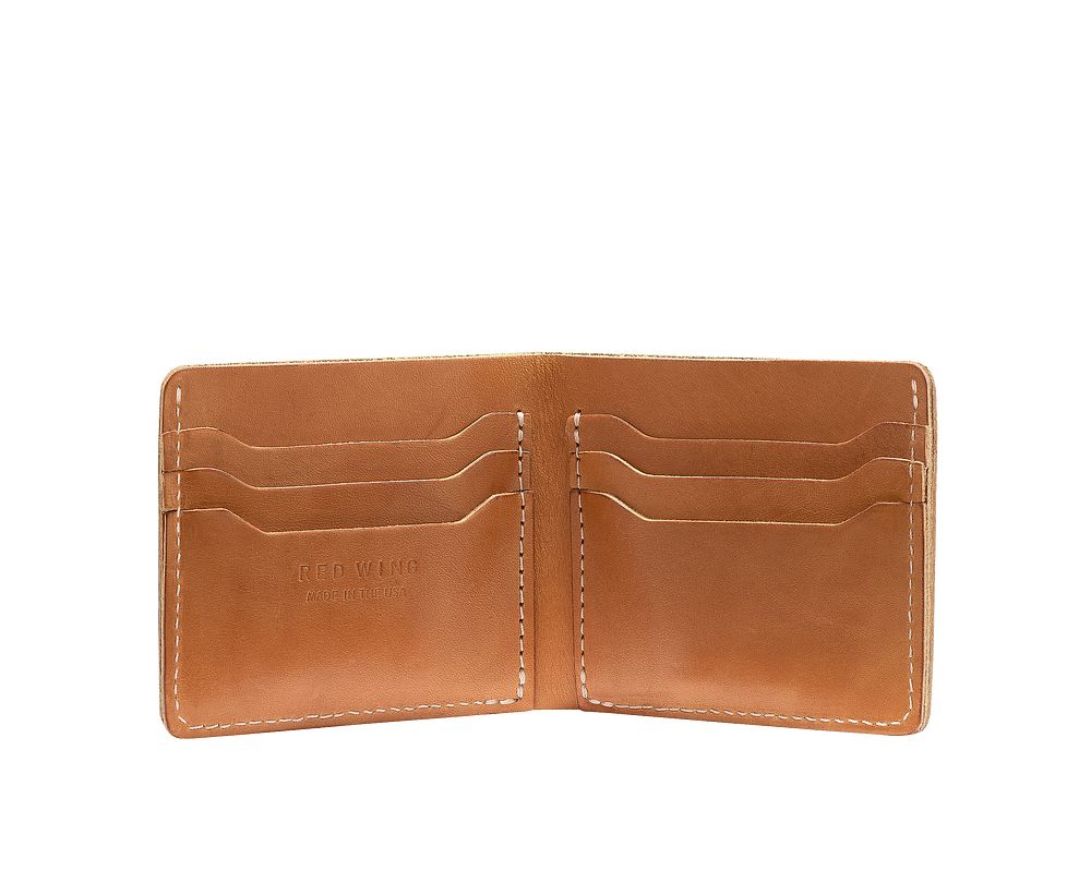 Classic Bifold Unisex Wallet in Light Brown Leather 95026 | Red Wing ...