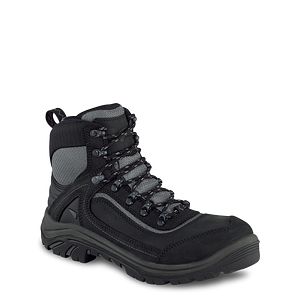 red wing black work boots