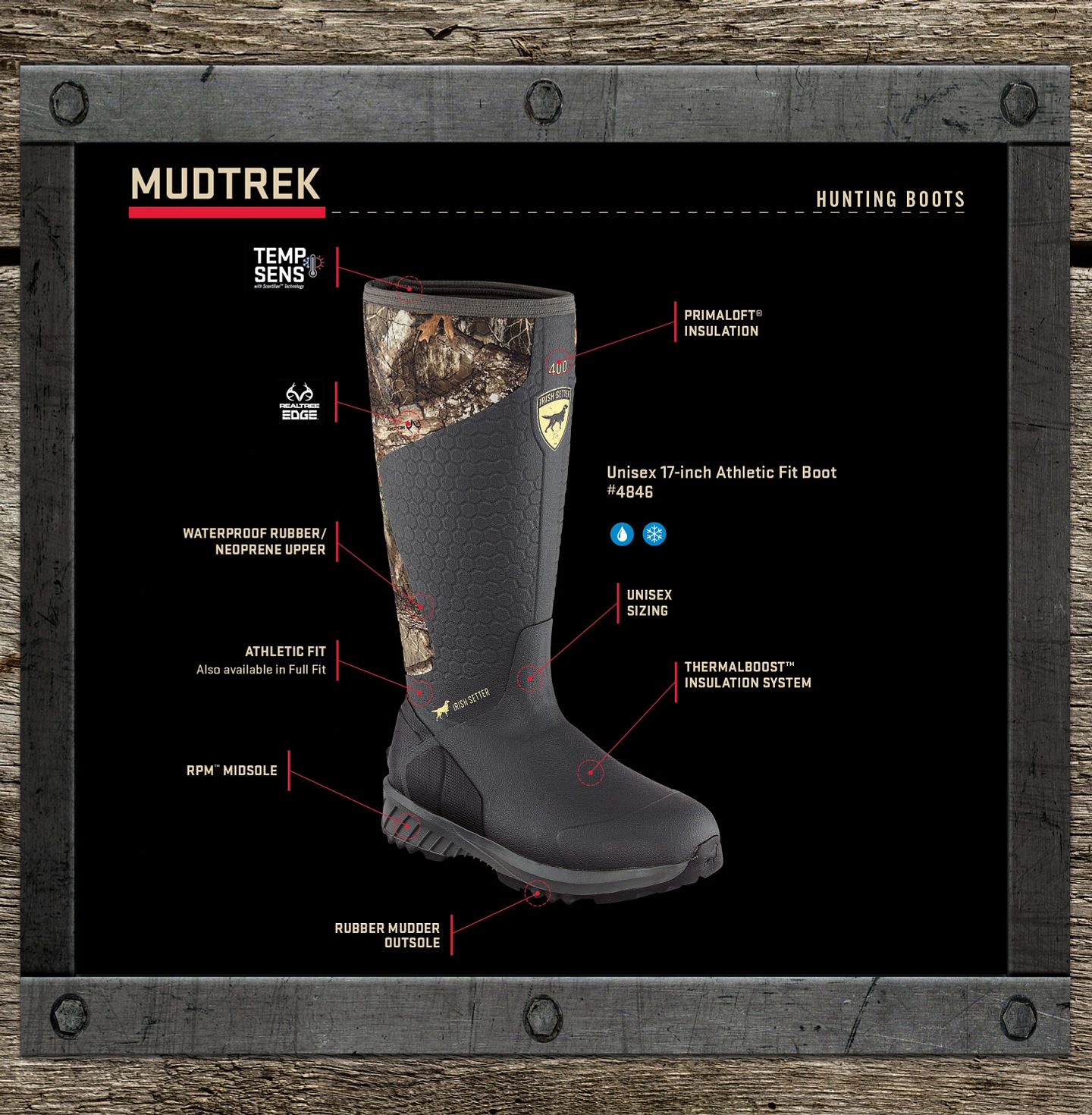 Mudtrek Rubber Hunting Boots | Hunt 