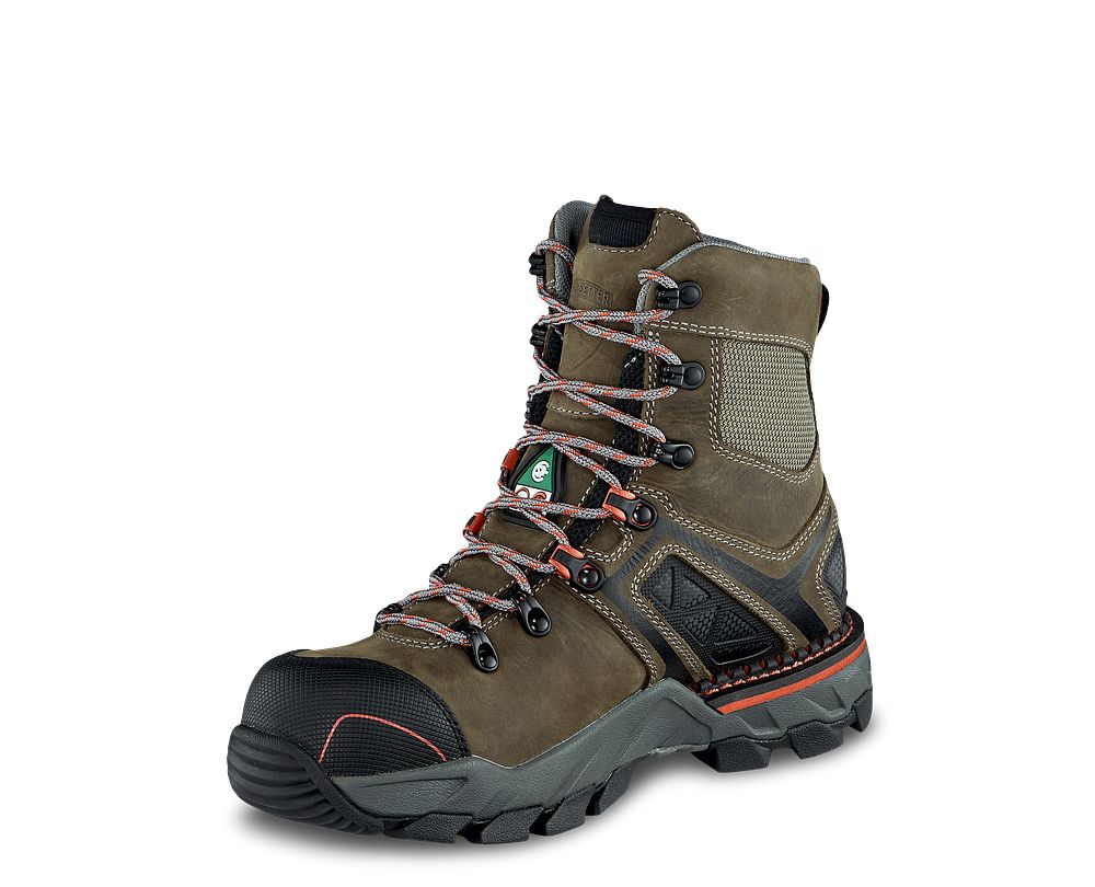 Women's Crosby 8inch Waterproof Safety Toe Work Boot 83218 Irish