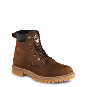 Go to Hopkins Men's 6-inch Waterproof Leather Soft Toe Boot