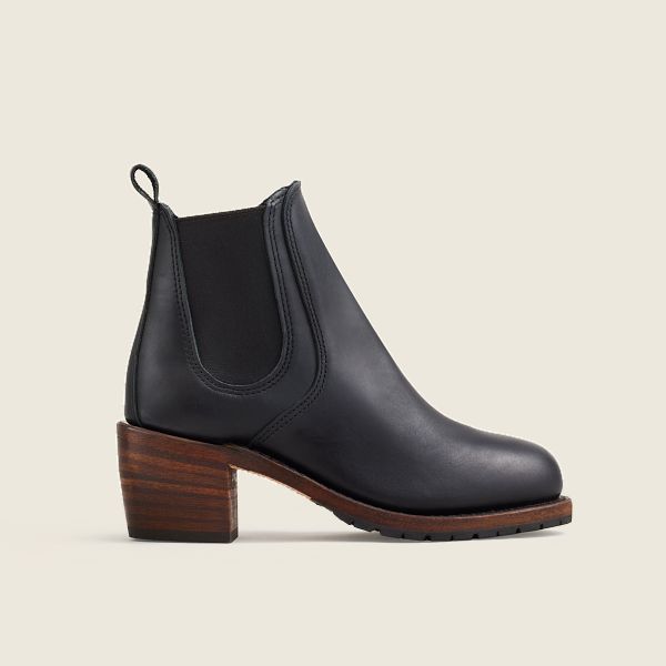 Women S Harriet Heeled Boot In Black Leather 3473 Red Wing Shoes