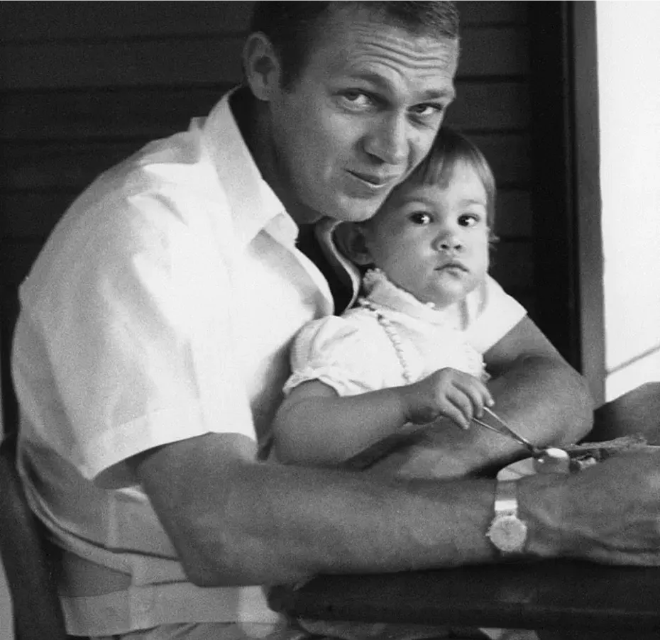 Steve McQueen with Molly's mother, Terry McQueen
