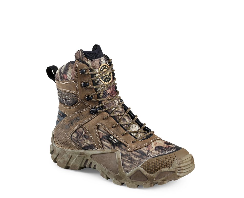 Men's 8-inch Waterproof Leather Mossy Oak® Camo Hunting Boot 2868 ...