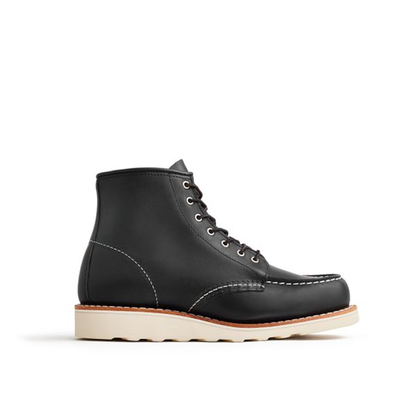 red wing 6 inch moc black