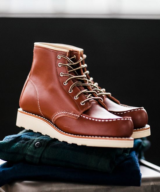 red wing classic moc steel toe
