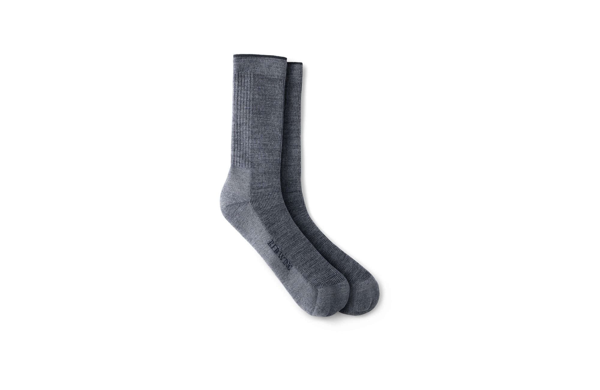 Premium Work Light Weight Crew image number 1 Charcoal Unisex Merino Wool Blend Crew Sock in Charcoal