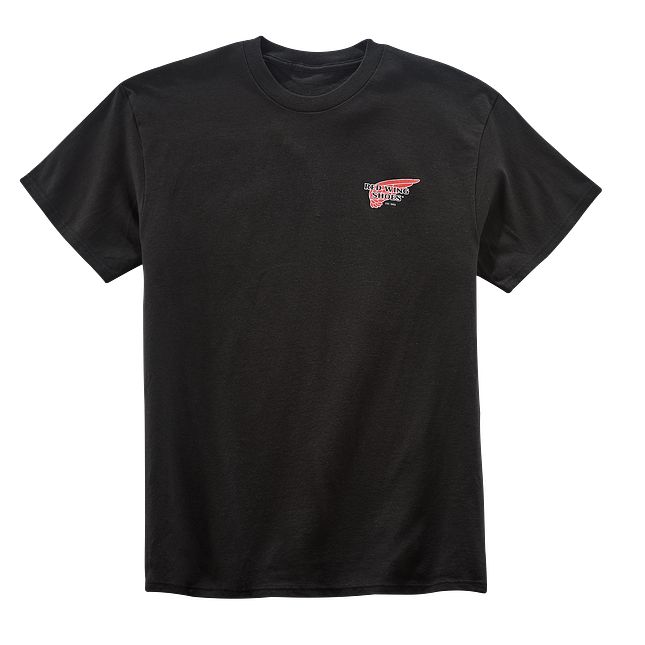 red wing shoes t shirt