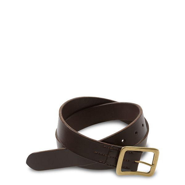 dark tan leather belt