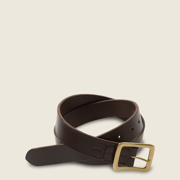 Narrow Vegetable-Tanned Leather Belt Product image - view 1