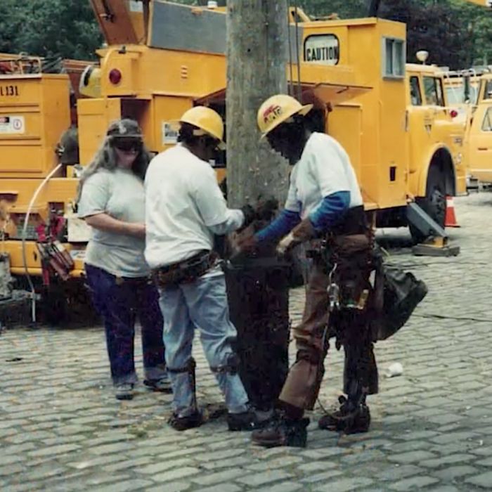 Nettie Dokes on the jobsite