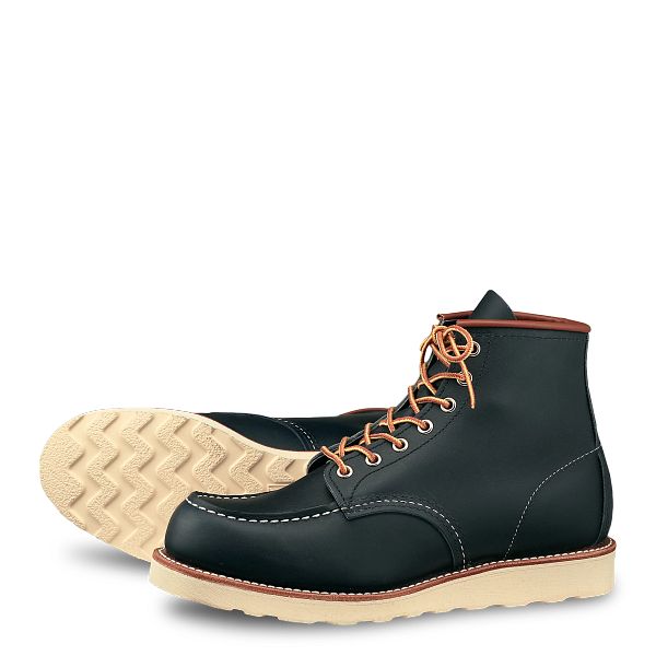 men's red wing 6 inch classic moc toe boot