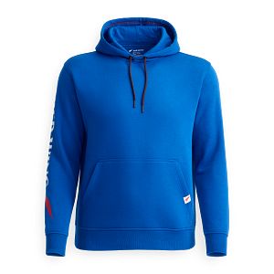 Go to Hoodie with Sleeve Print Men's Hoodie in Deep Blue