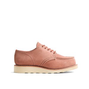 Women's Shop Moc Oxford in Dusty Rose Abilene Leather 3609 | Red