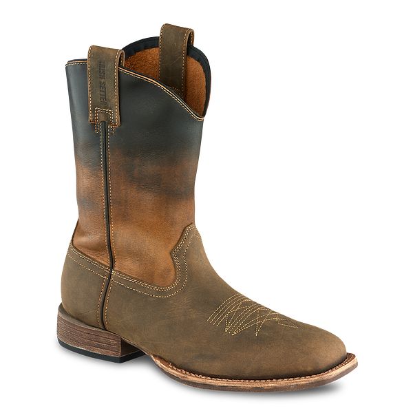 reeves leather moto boot