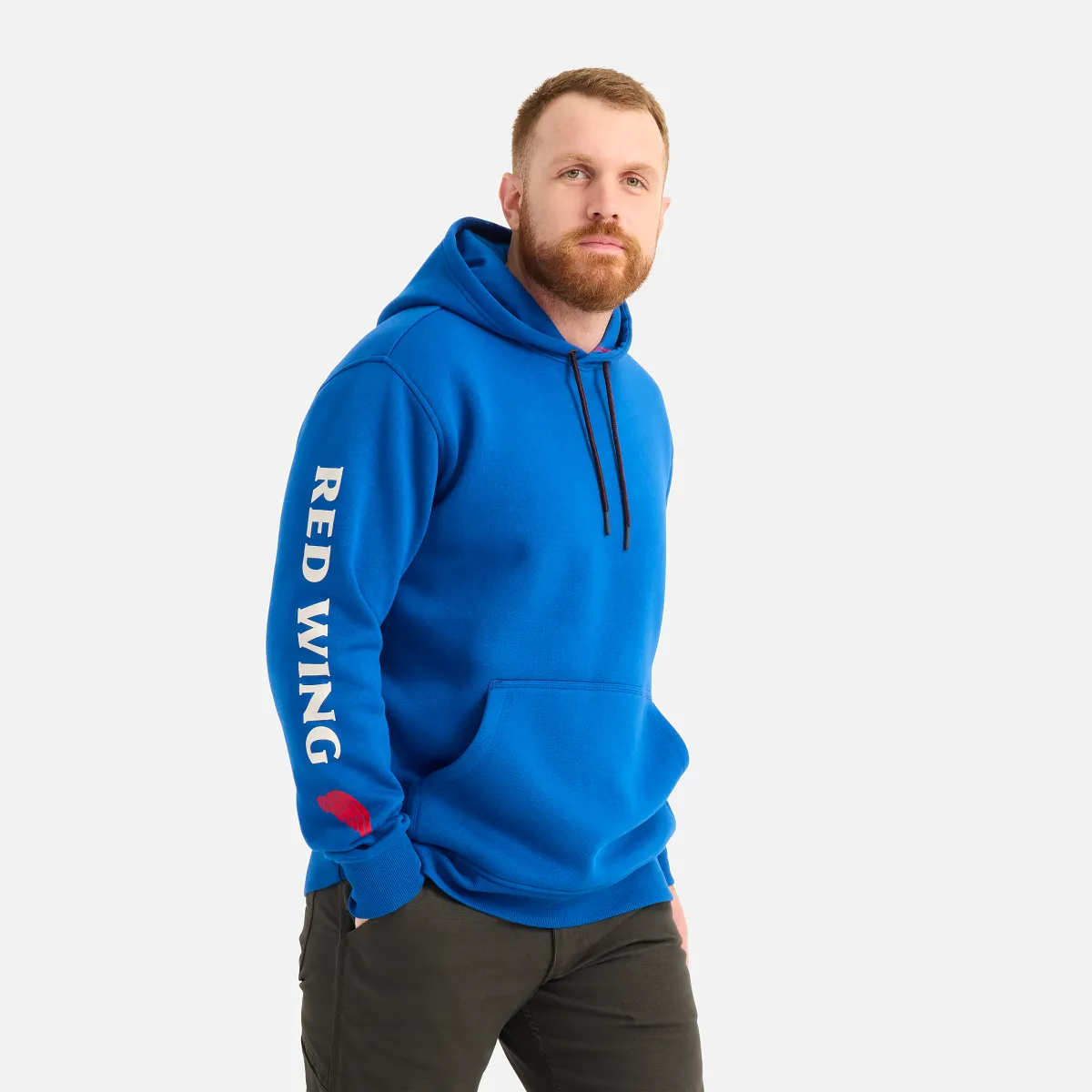 Hoodie with Sleeve Print - view 3