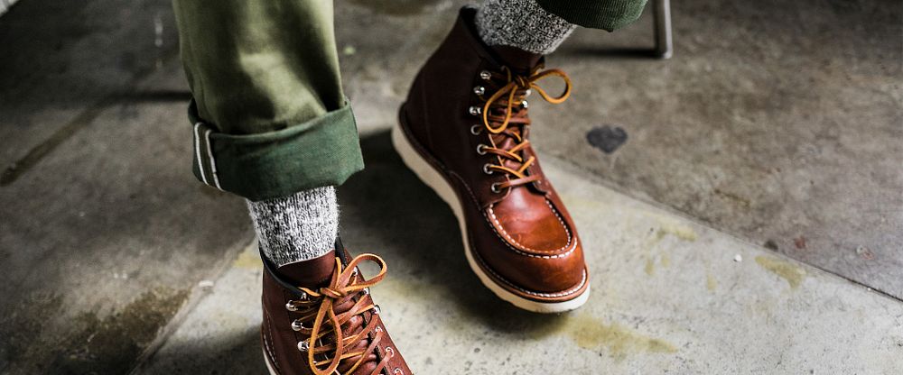 red wing shoes socks