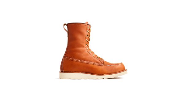 Men's 8-Inch Classic Moc Boot in Brown Leather 877 | Red Wing Heritage