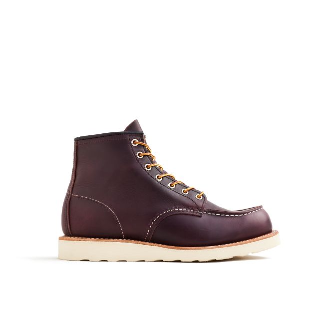 red wing 6 inch moc black