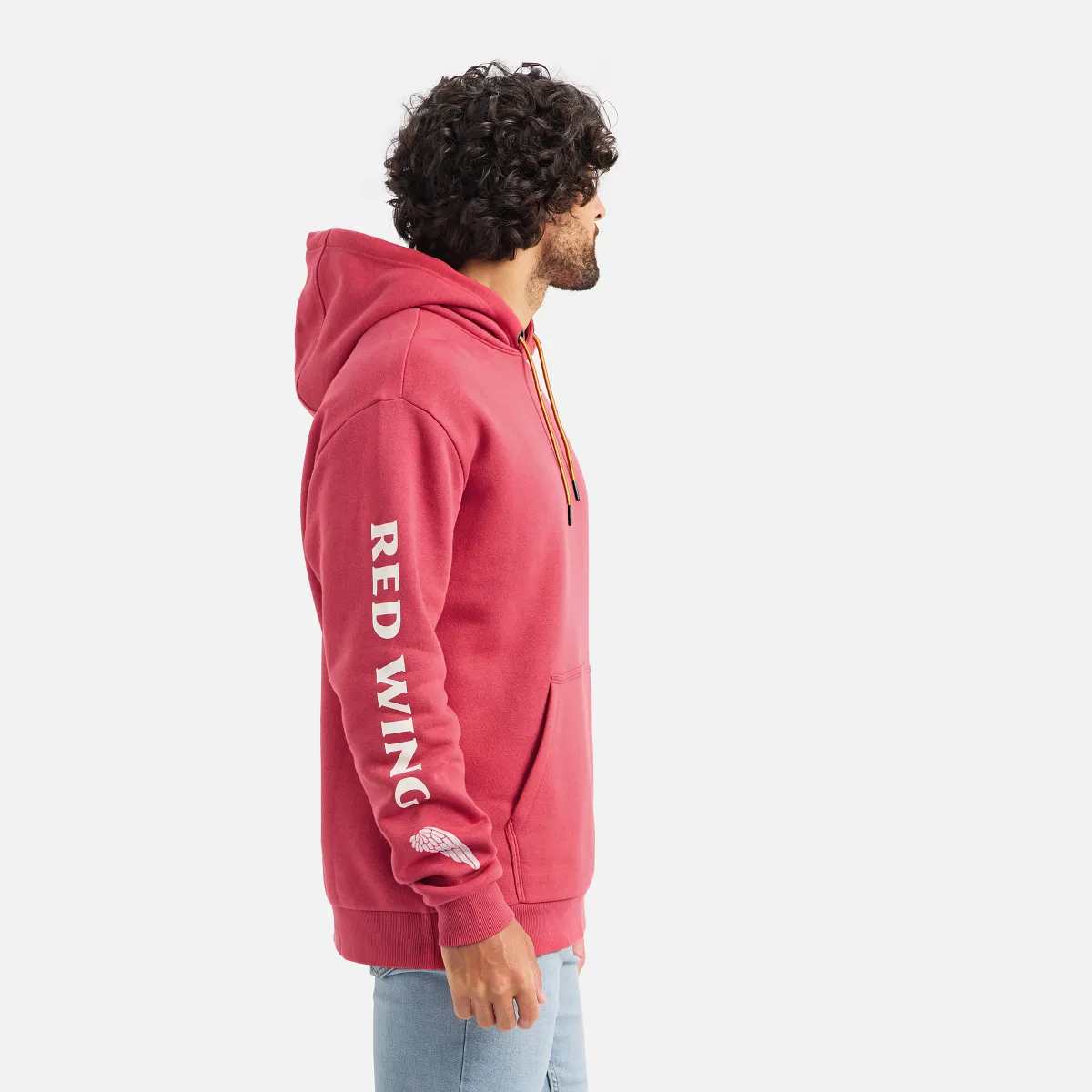 Hoodie with Sleeve Print - view 3