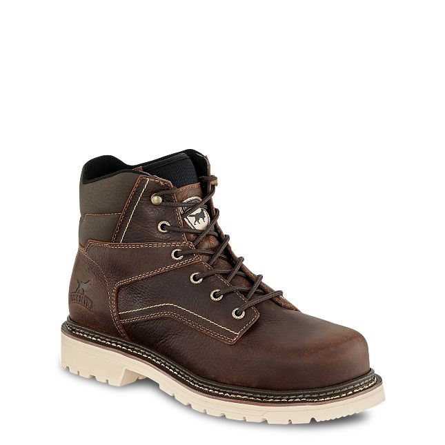 Leather steel toe work boots sale