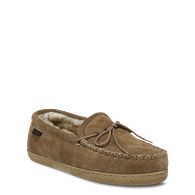 Navigate to Fleece-Lined Suede Loafer Slippers product image