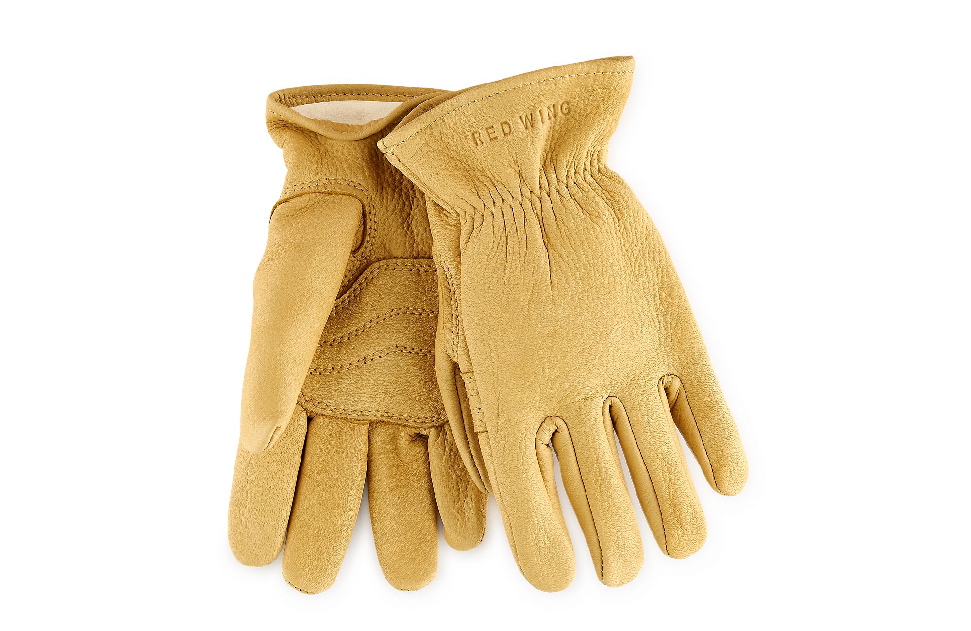 Lined Buckskin Leather Glove image number 0