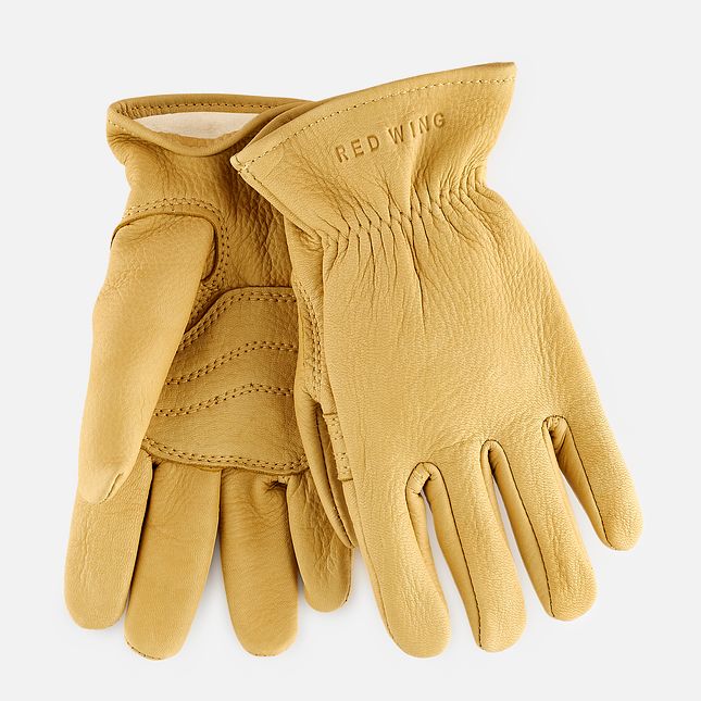 Lined Buckskin Leather Glove - view 1