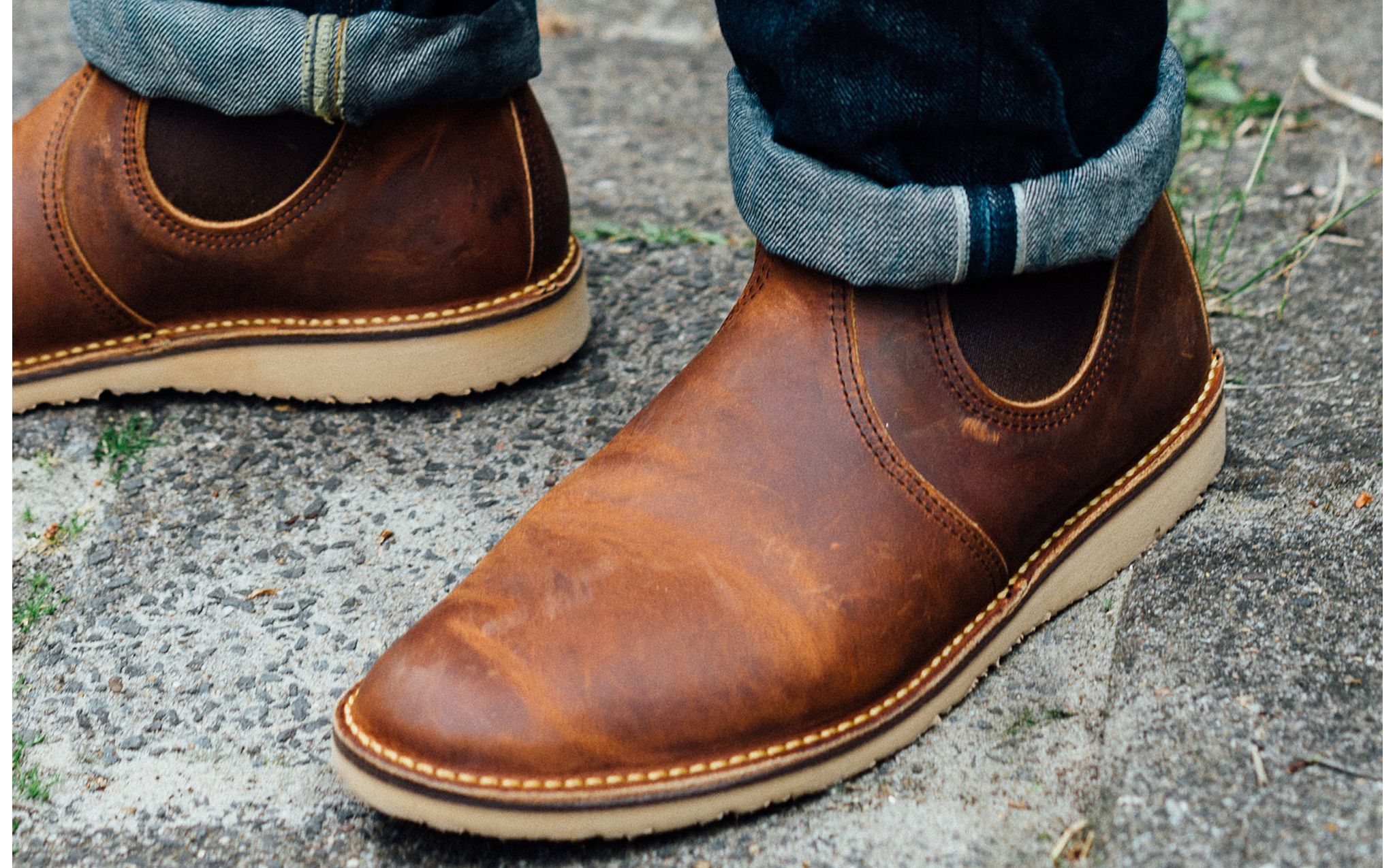 Red wing boots made best sale