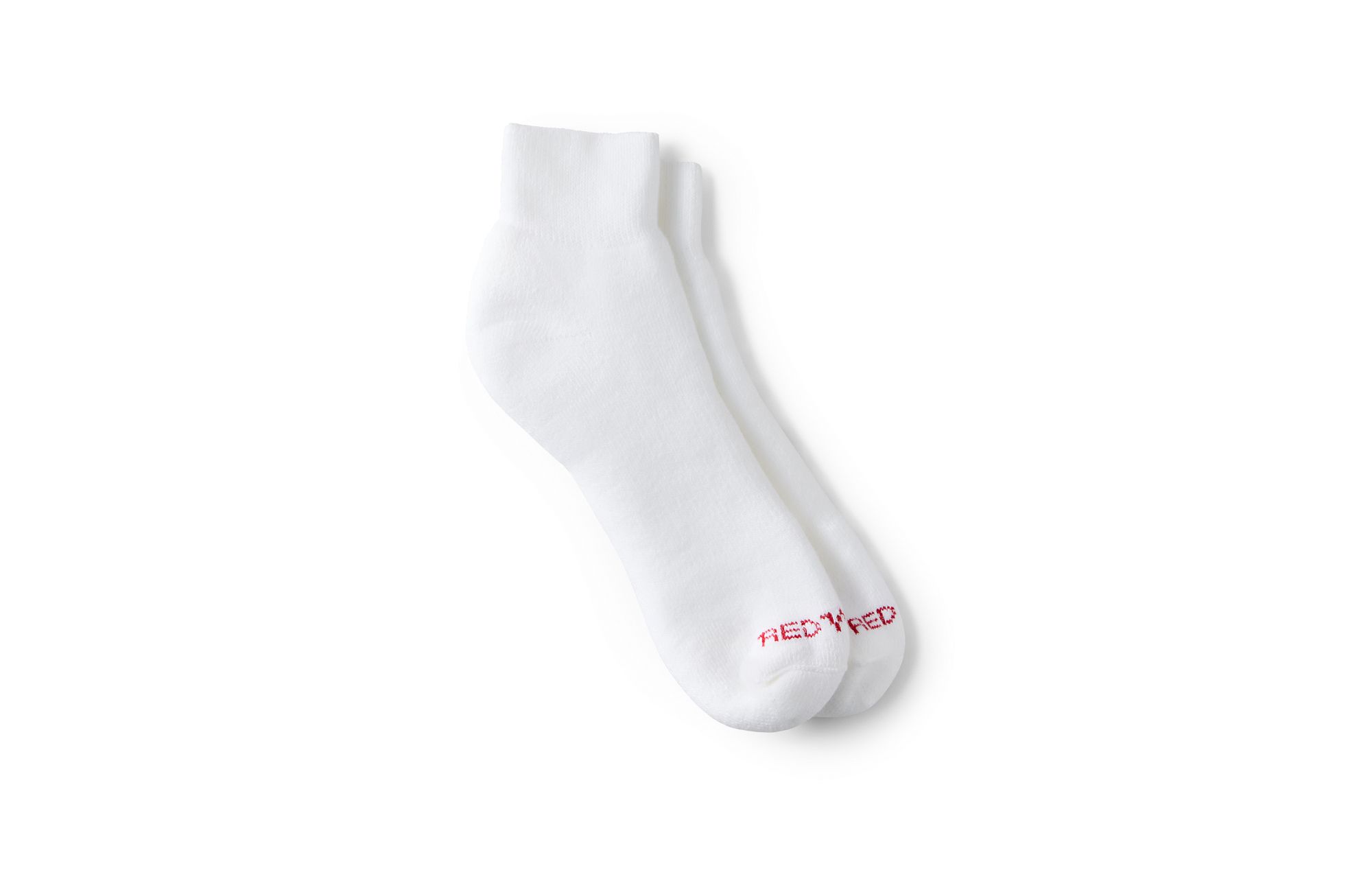 Performance Work Medium Weight Quarter Crew image number 1 White Unisex Acrylic Blend Quarter Crew Sock in White