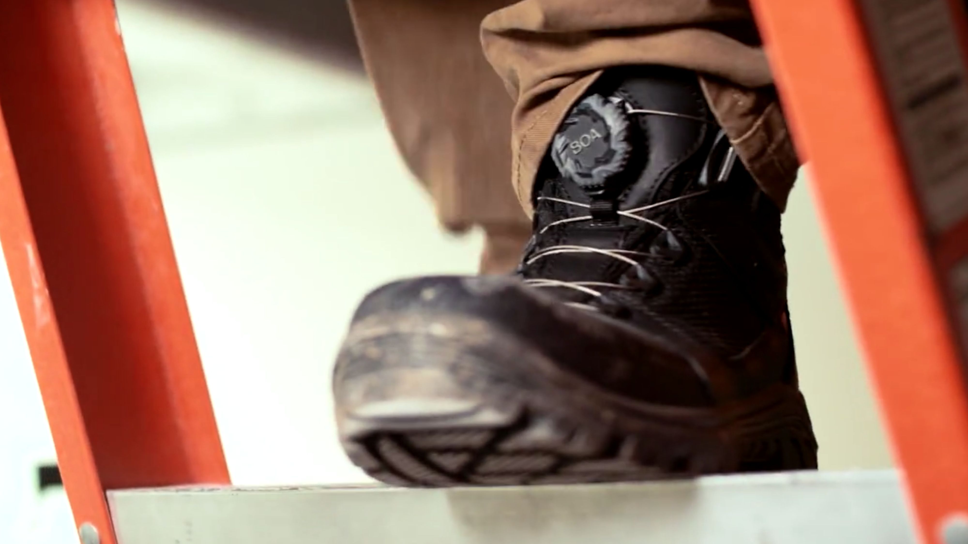 Red wing store boots for electricians