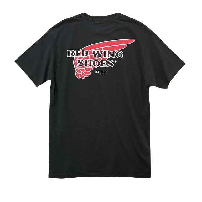 Black red best sale wings shirt