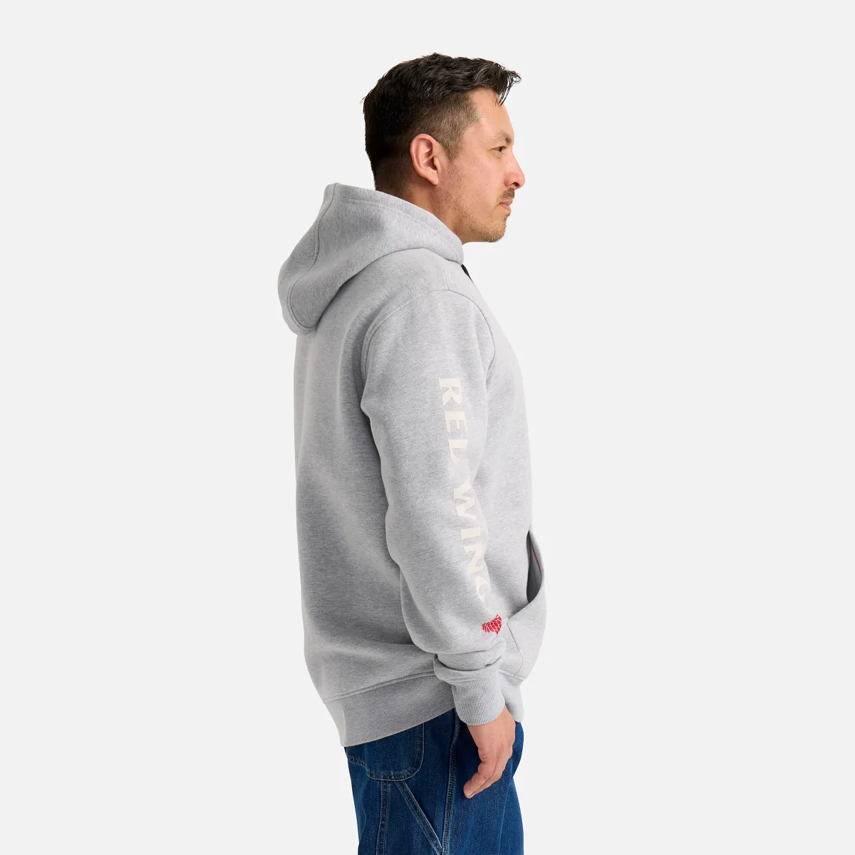 Hoodie with Sleeve Print - view 3