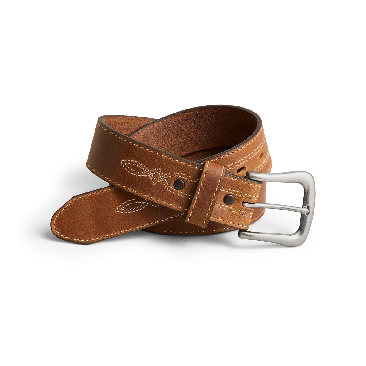 Western Leather Belt - view 1
