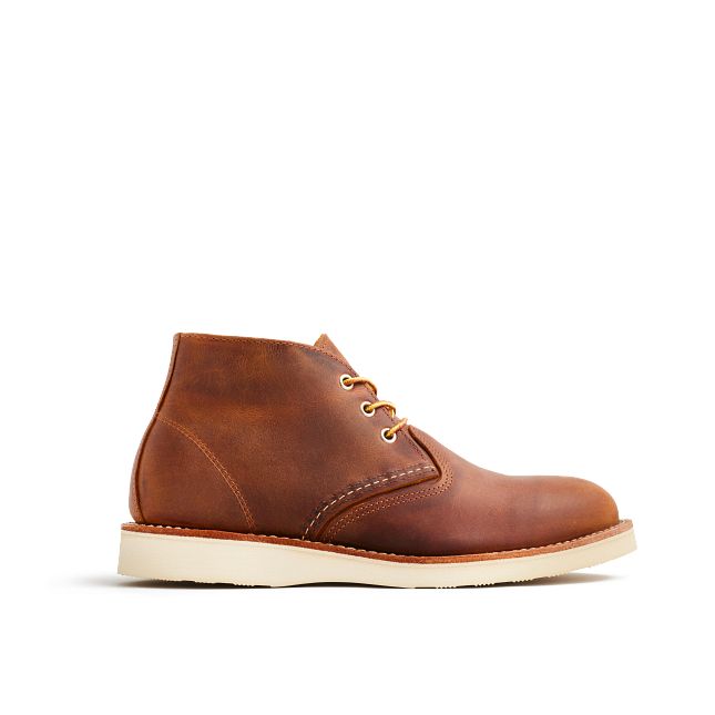 Men's Work Chukka in Brown Leather 3137 | RedWing