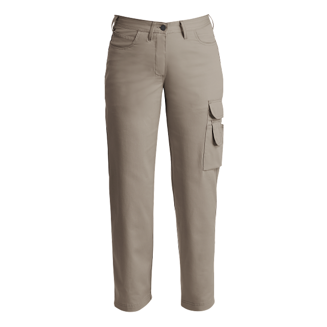 Red Pocket Detail Cargo Trousers