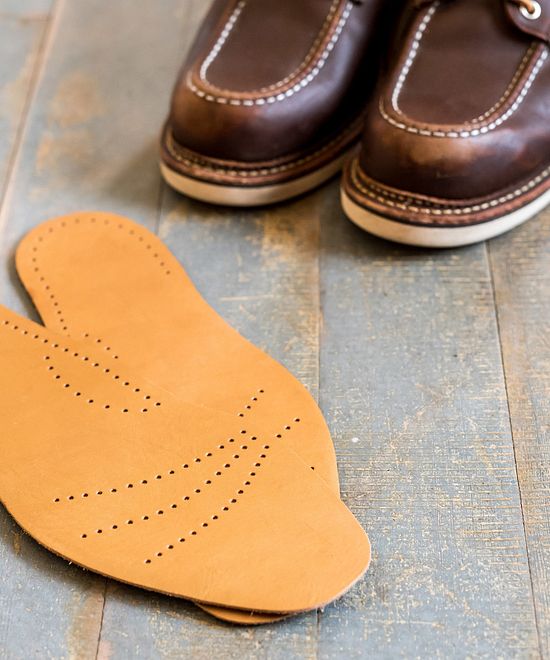 red wing leather footbed