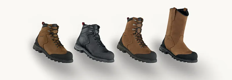 Four Styles of Burnside Boots