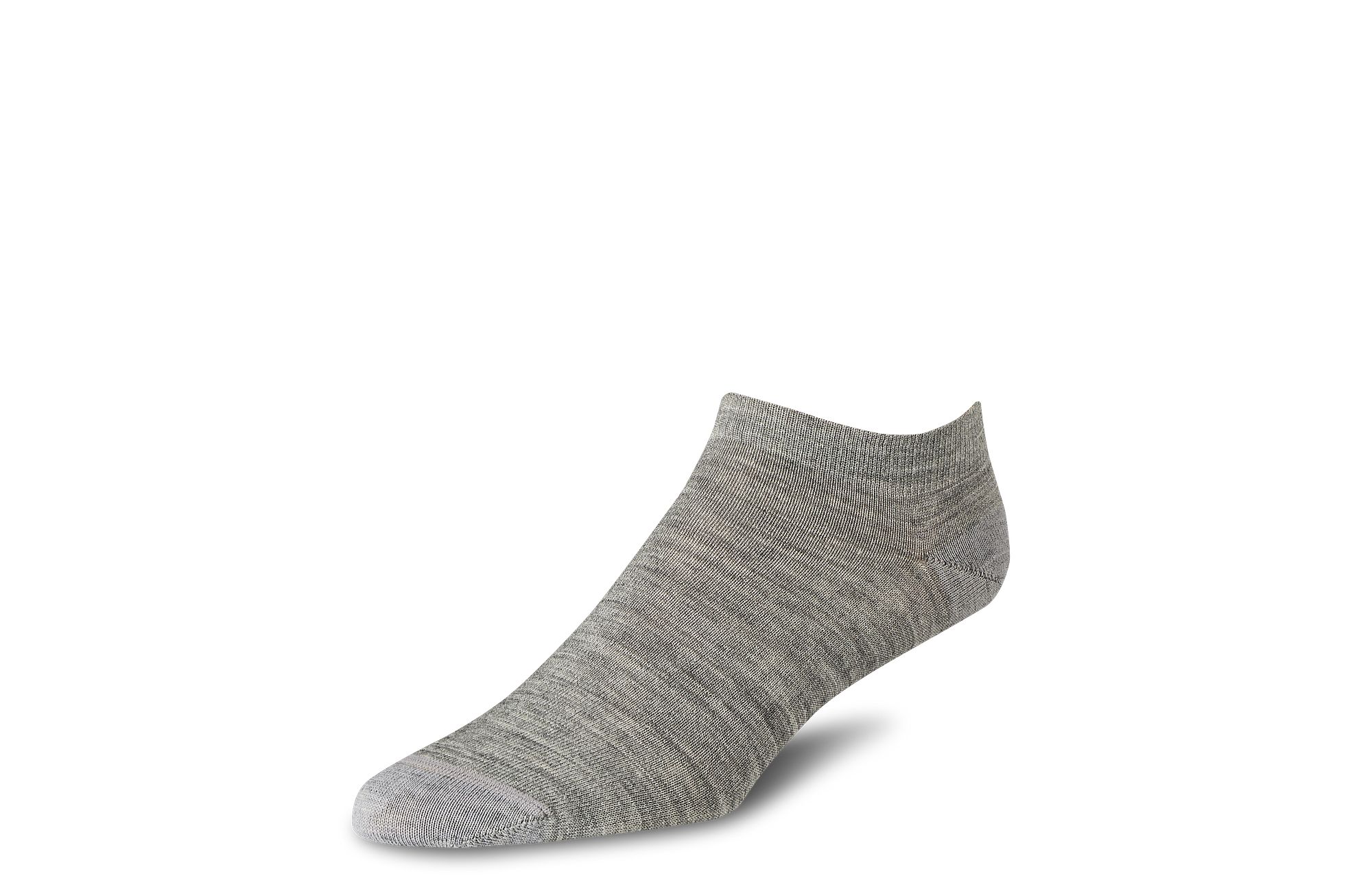 Wool Footie Liner image number 1 Light Grey Unisex Sock in Light Grey Merino Wool Blend
